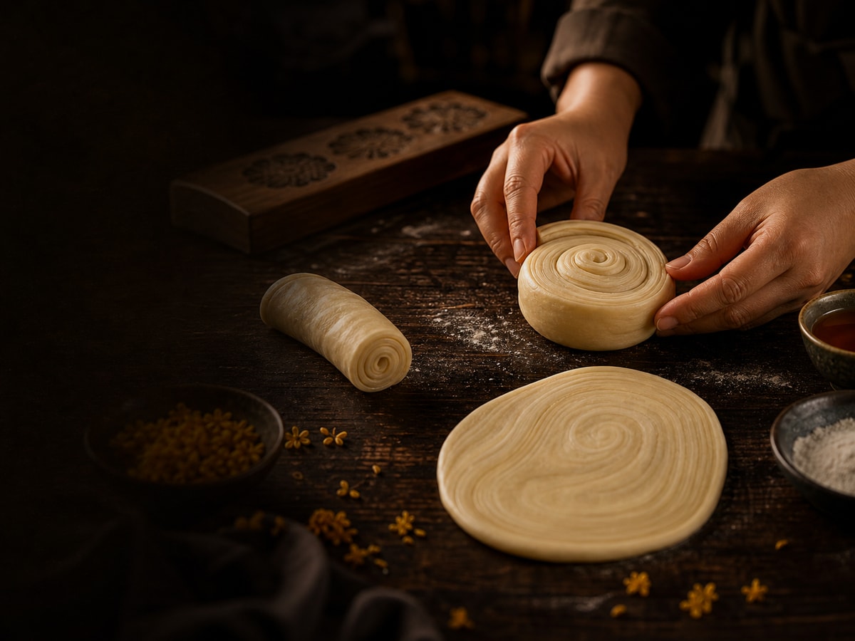 云酥坊古法起酥工艺图