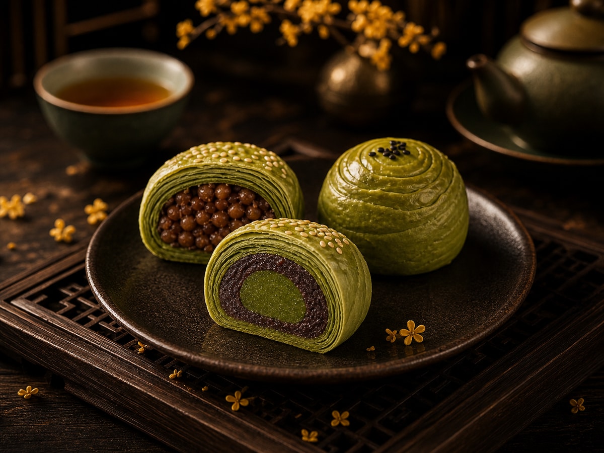 云酥坊黑金茶席抹茶酥产品图